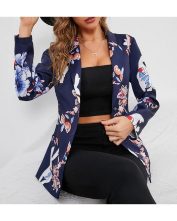 VINTAGE PRINTED FLORAL BLAZER